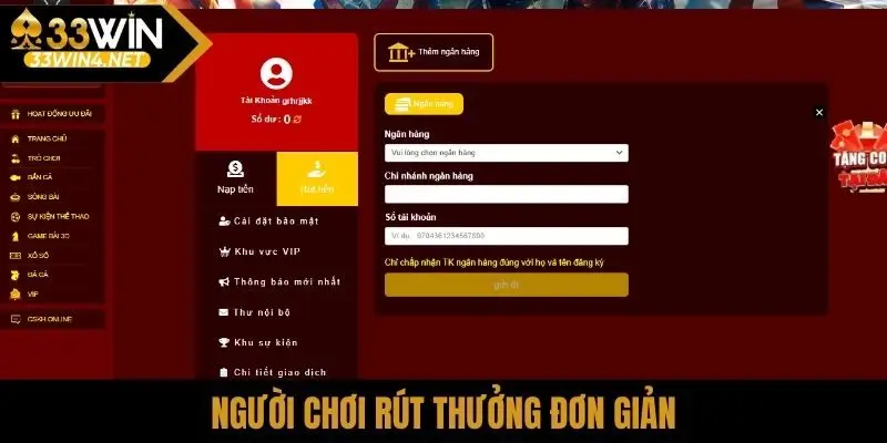 Người chơi rút thưởng đơn giản