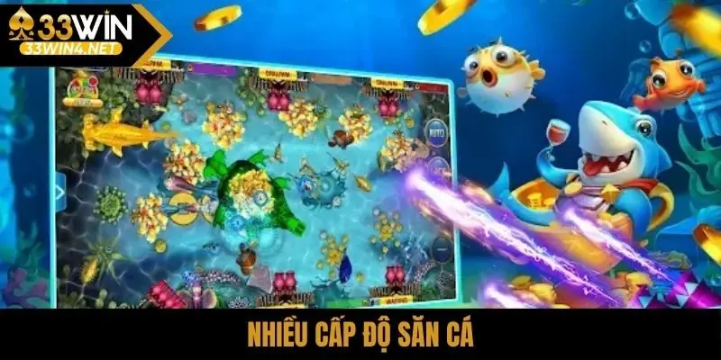 Nhiều cấp độ săn cá